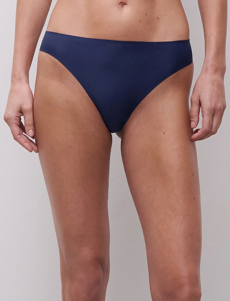 CHANTELLE - Soft Stretch Thong - seamless trosor - marine blue - 0