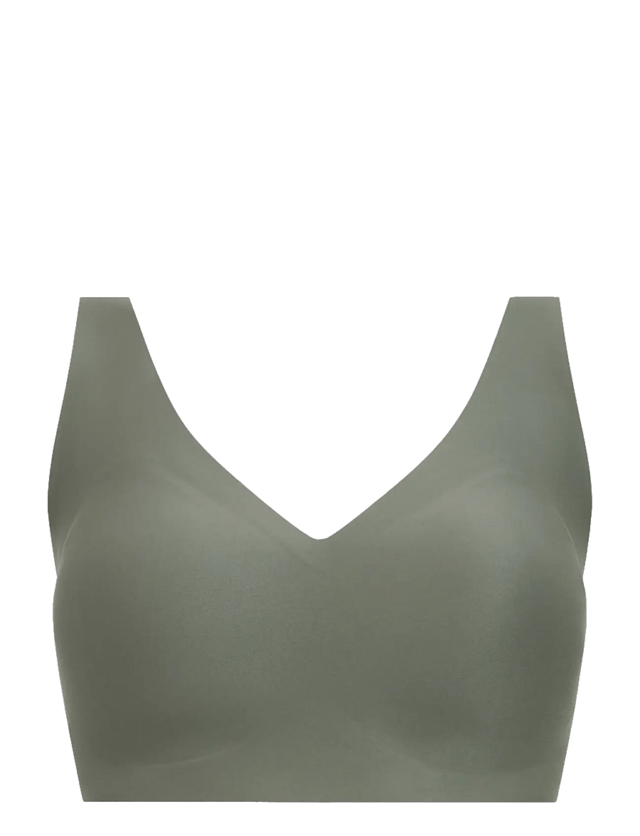 CHANTELLE - Softstretch Power Wirefree top - tugikaarteta rinnahoidjad - vert argile - 1