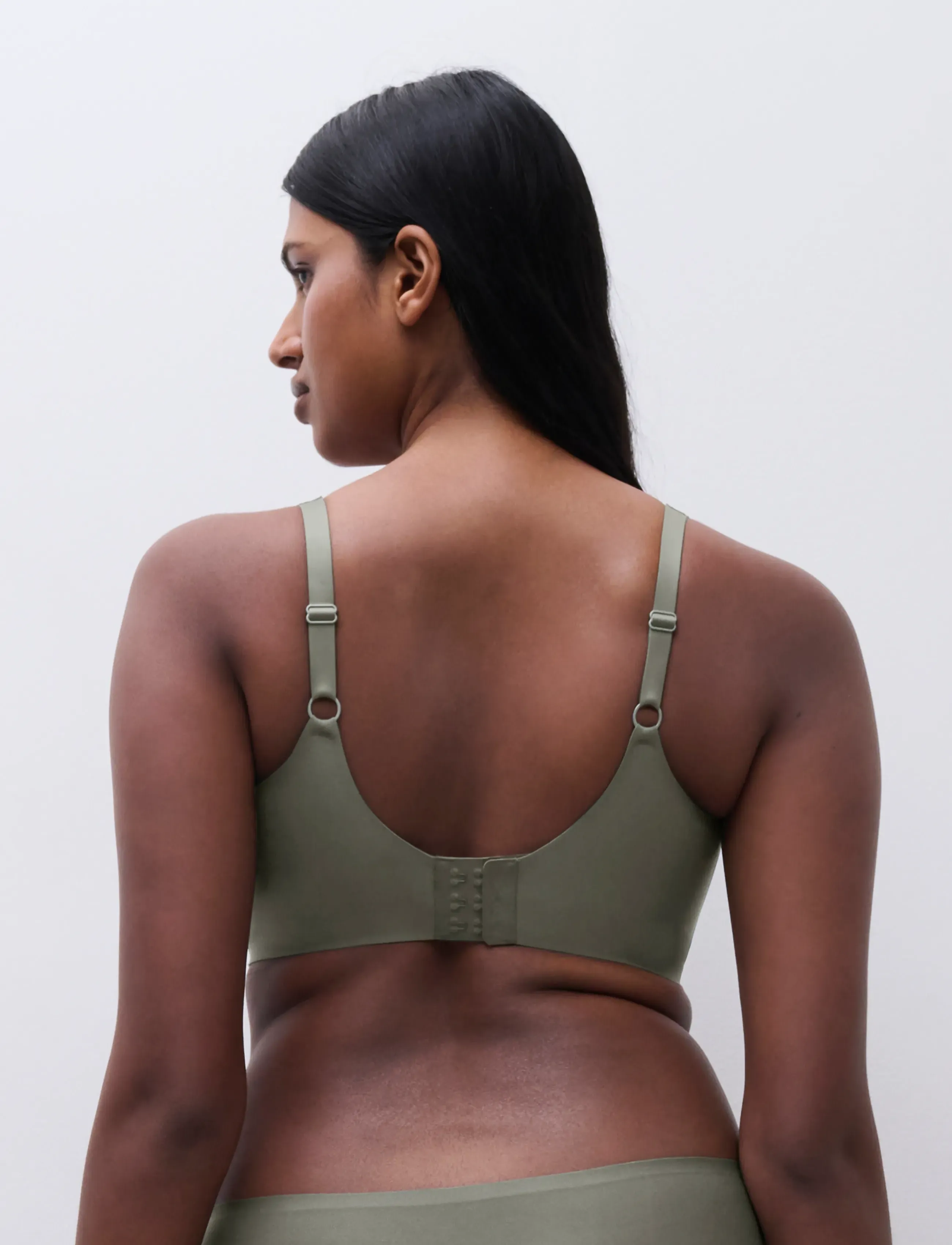 CHANTELLE - Softstretch Power Wirefree top - tugikaarteta rinnahoidjad - vert argile - 3