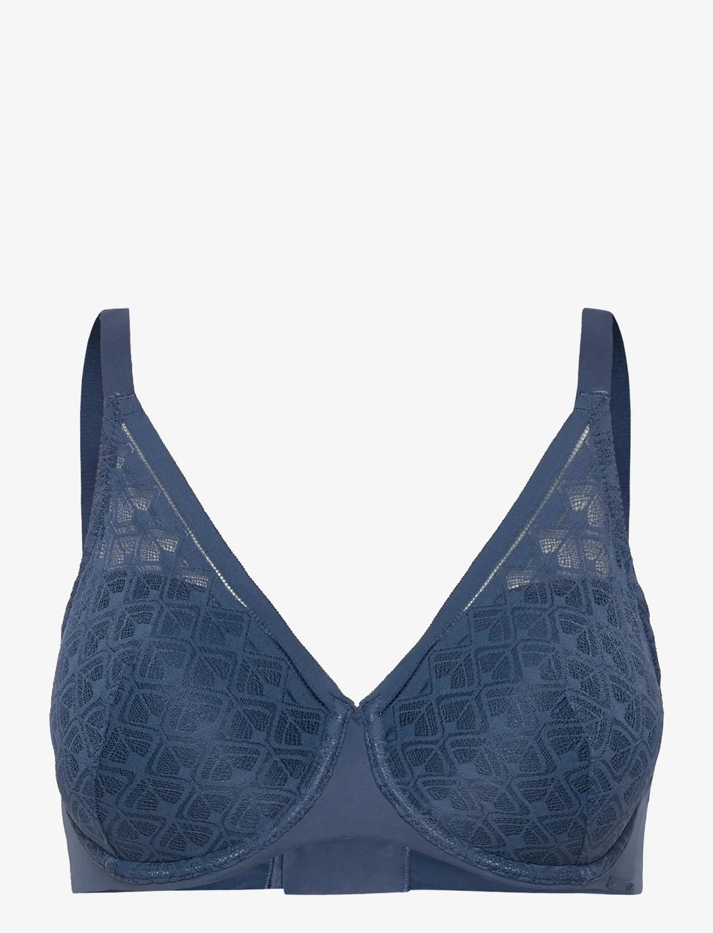 CHANTELLE - Ace T-shirt covering memory bra - bøjle-bh’er - jeans blue - 1