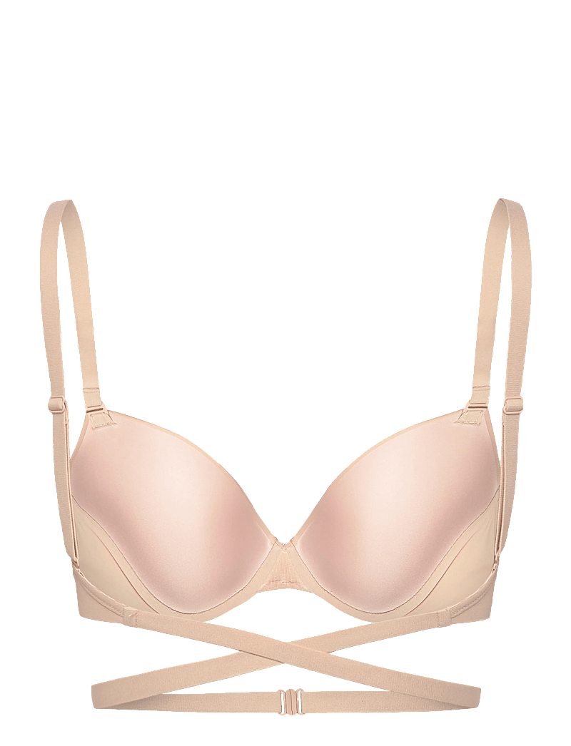 CHANTELLE - OPEN BACK T-shirt bra - t-särkide rinnahoidjad - golden beige - 4