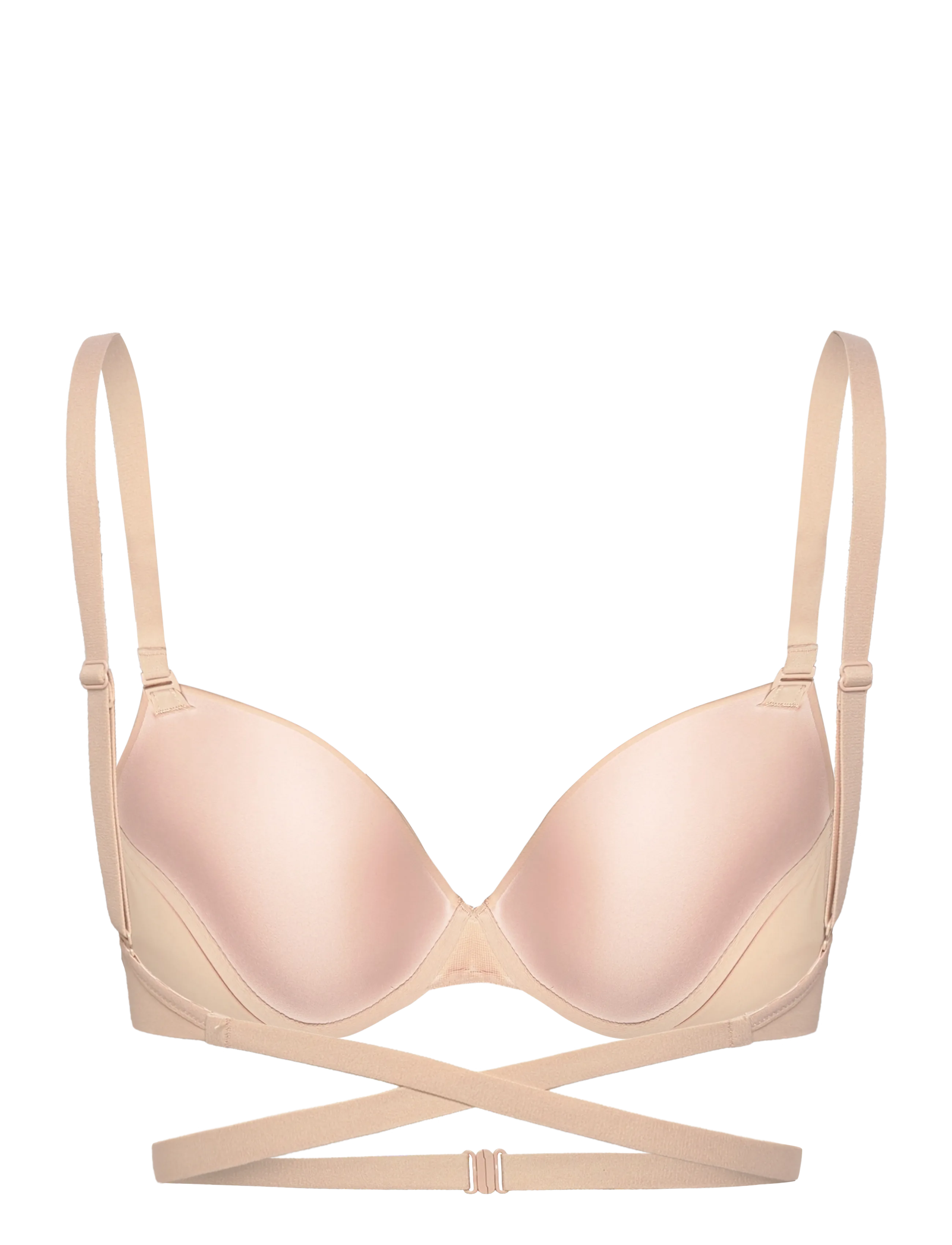 CHANTELLE - OPEN BACK T-shirt bra - t-särkide rinnahoidjad - golden beige - 4