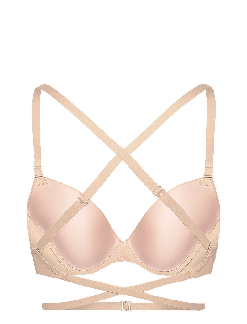 CHANTELLE - OPEN BACK T-shirt bra - t-särkide rinnahoidjad - golden beige - 5