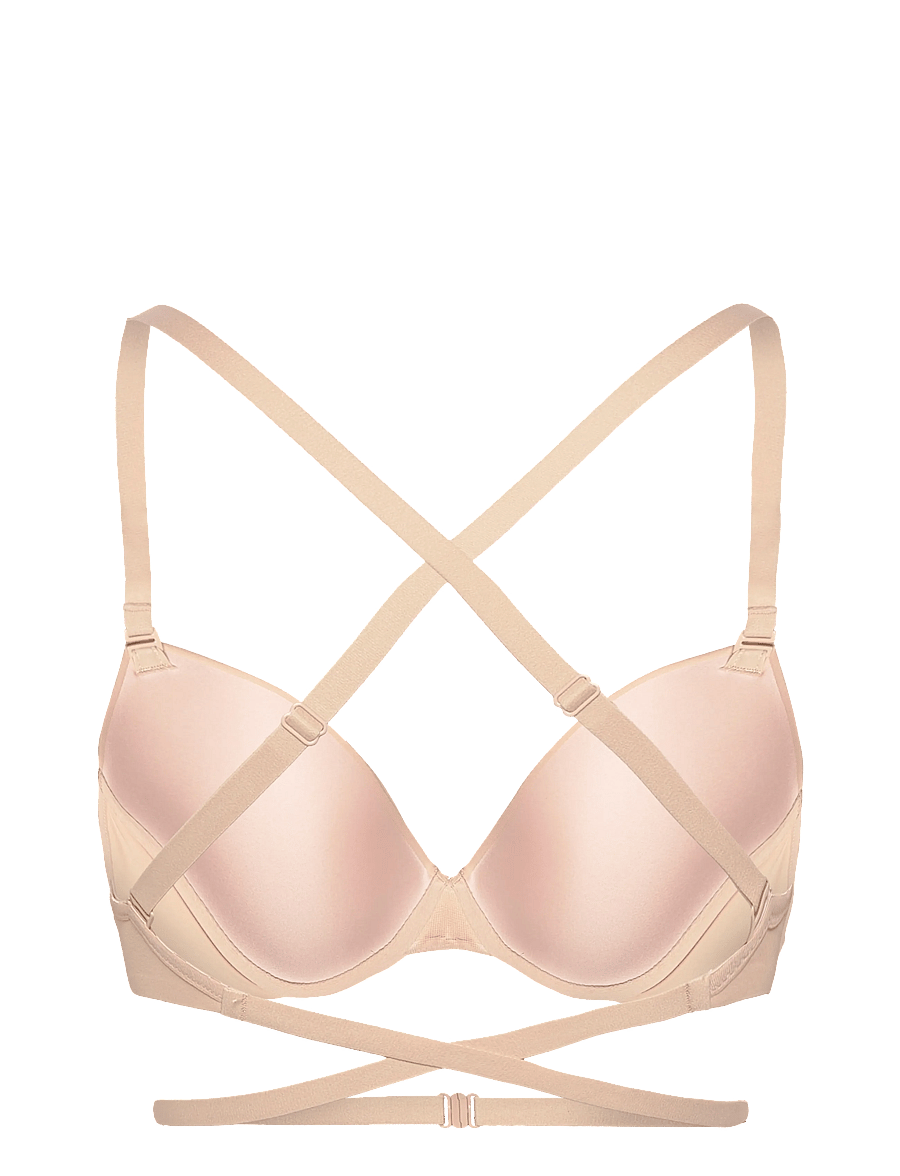 CHANTELLE - OPEN BACK T-shirt bra - t-särkide rinnahoidjad - golden beige - 5