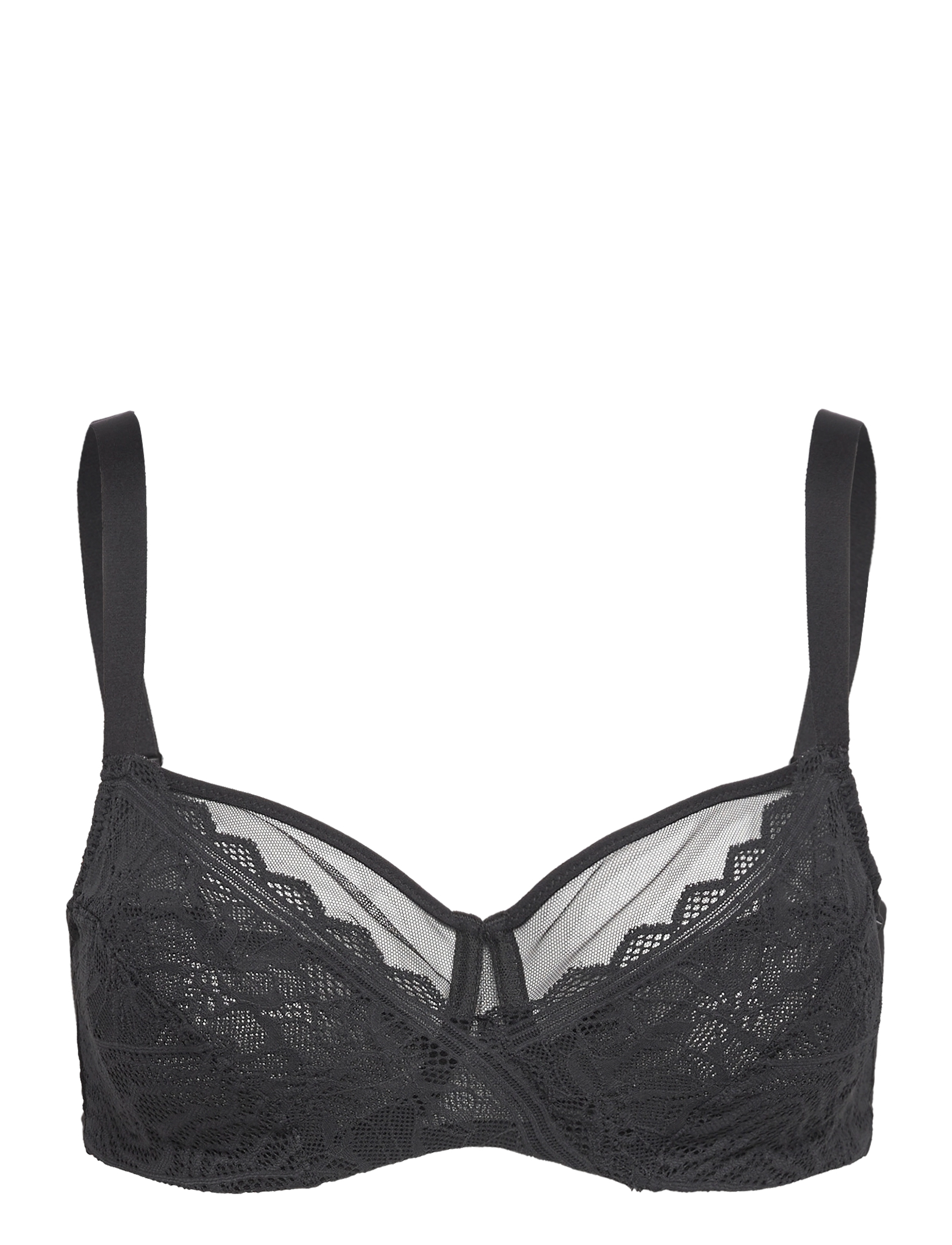 CHANTELLE Floral Touch Very Covering Underwired bra - BHs - BLACK / black