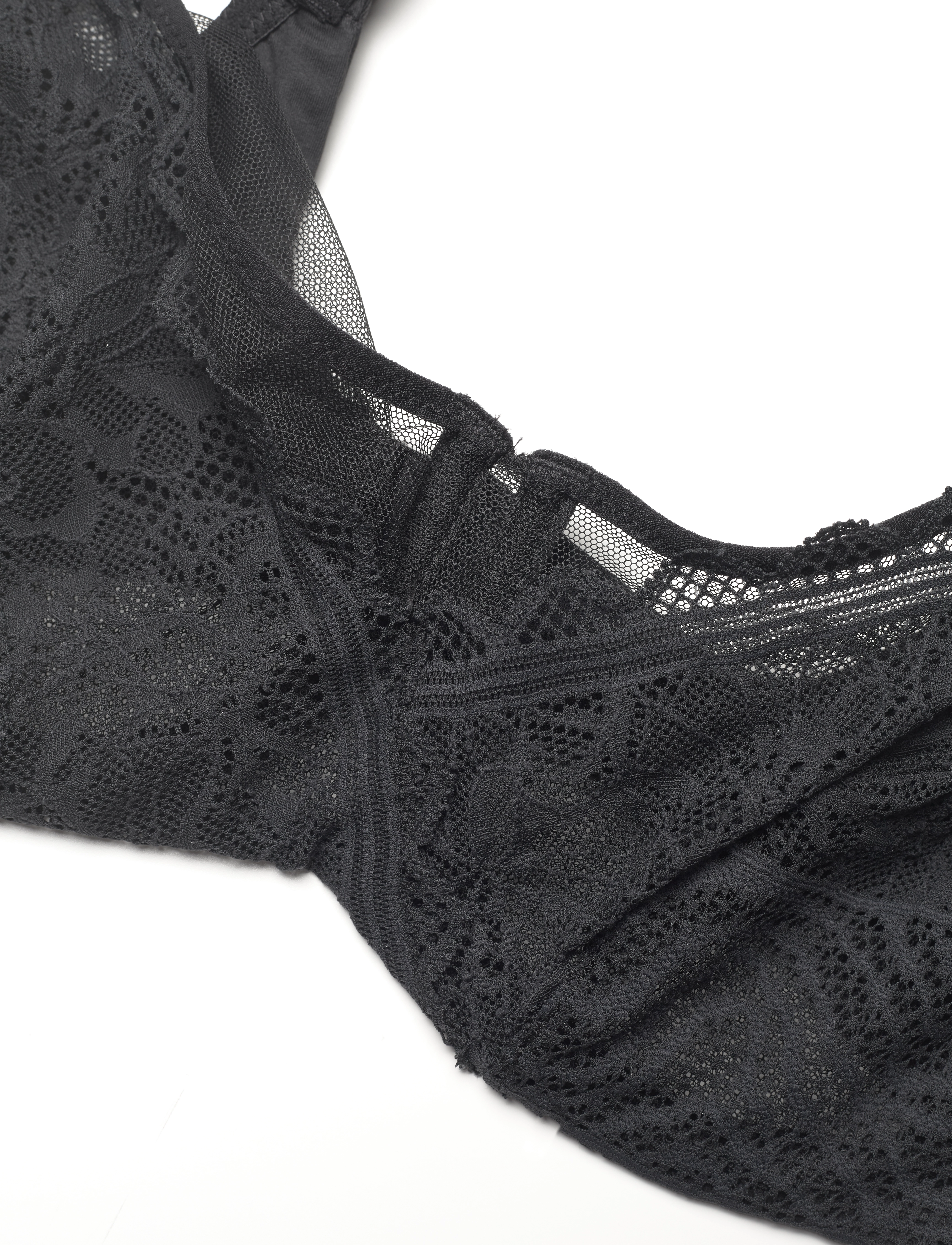 CHANTELLE - Floral Touch Very Covering Underwired bra - kaarituelliset rintaliivit - black - 5