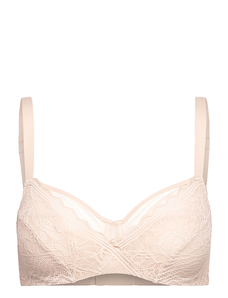 CHANTELLE - Floral Touch Very Covering Underwired bra - fuldskåls bh'er - golden beige - 1