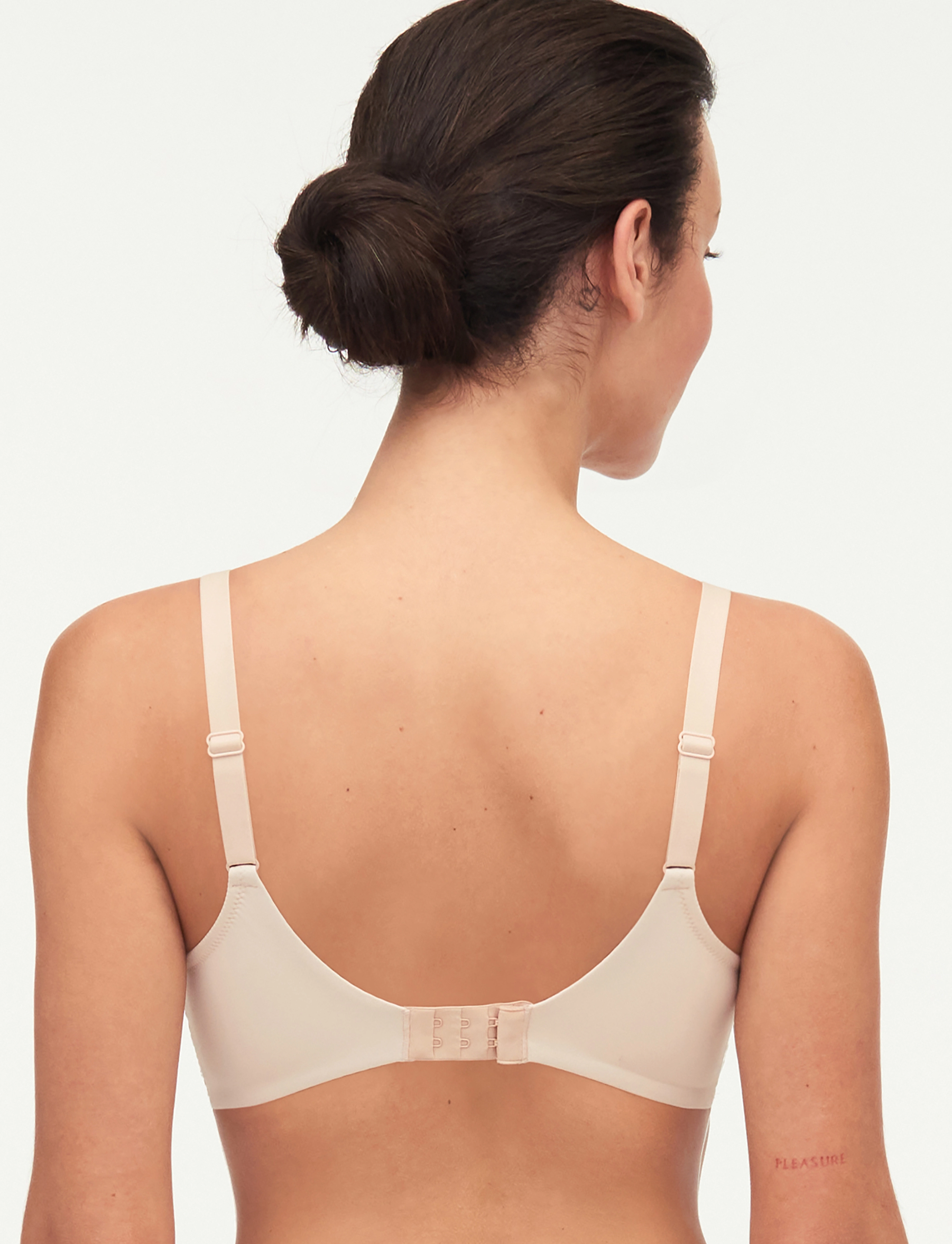 CHANTELLE - Floral Touch Very Covering Underwired bra - full-cup rinnahoidjad - golden beige - 3
