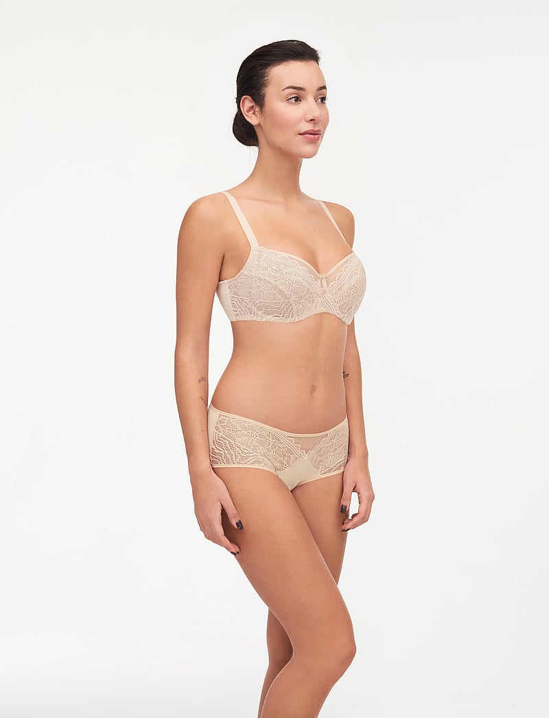 CHANTELLE - Floral Touch Very Covering Underwired bra - fuldskåls bh'er - golden beige - 4