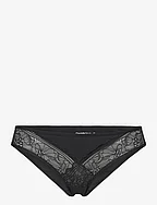 Floral Touch Brief - BLACK