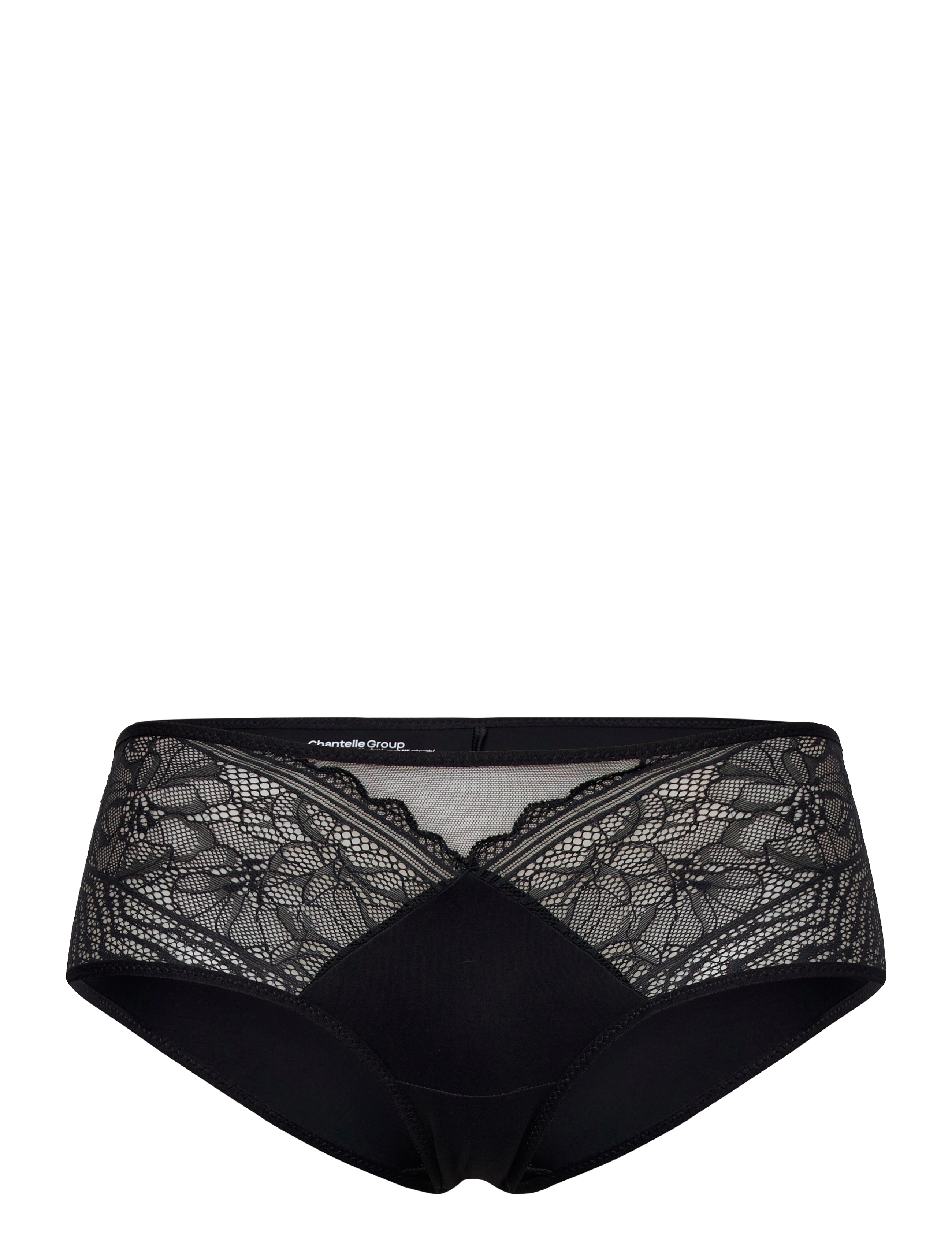 CHANTELLE Floral Touch Covering Shorty - Ondergoed - BLACK / black