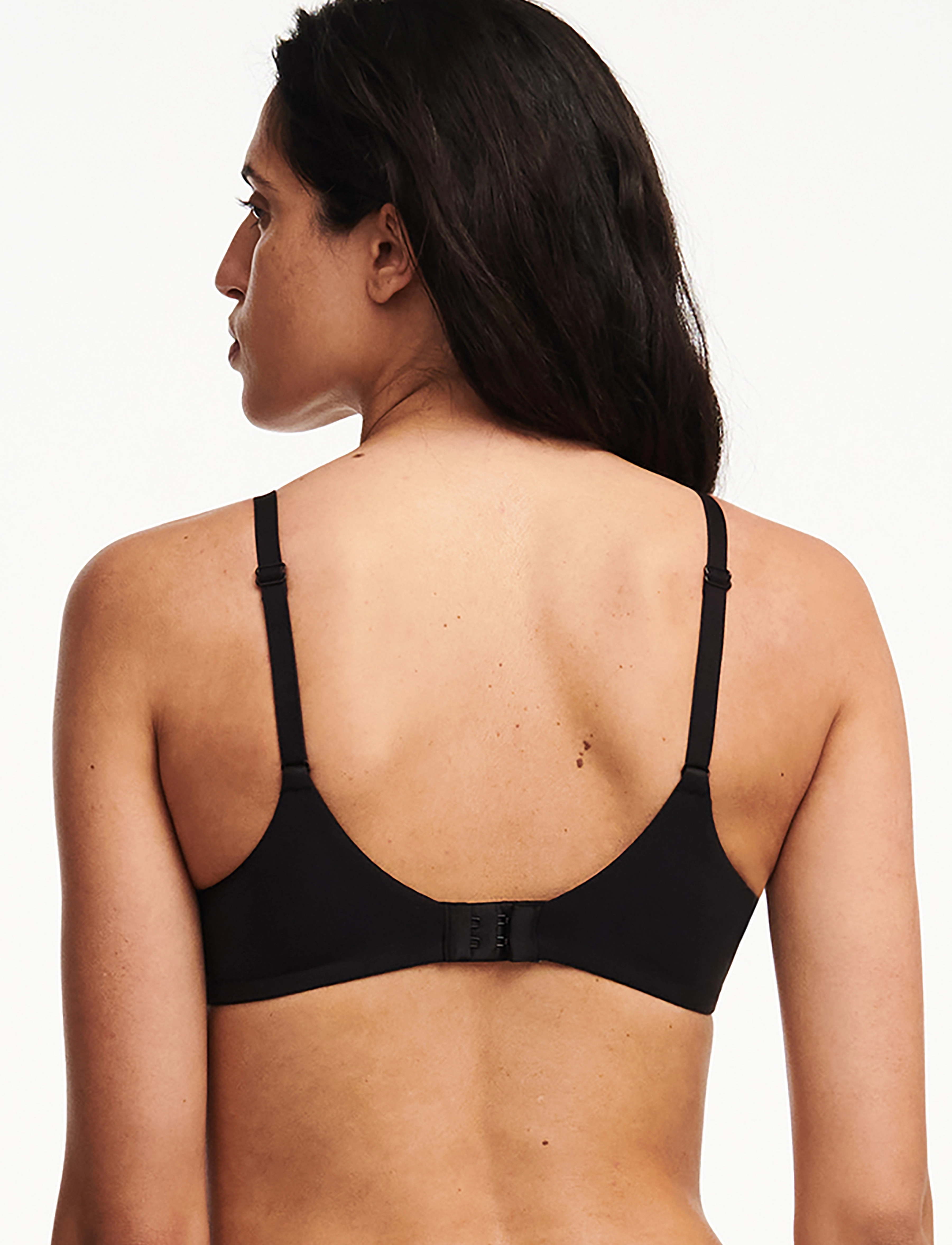 CHANTELLE - Floral Touch Covering Memory T-Shirt Bra - fuldskåls bh'er - black - 3