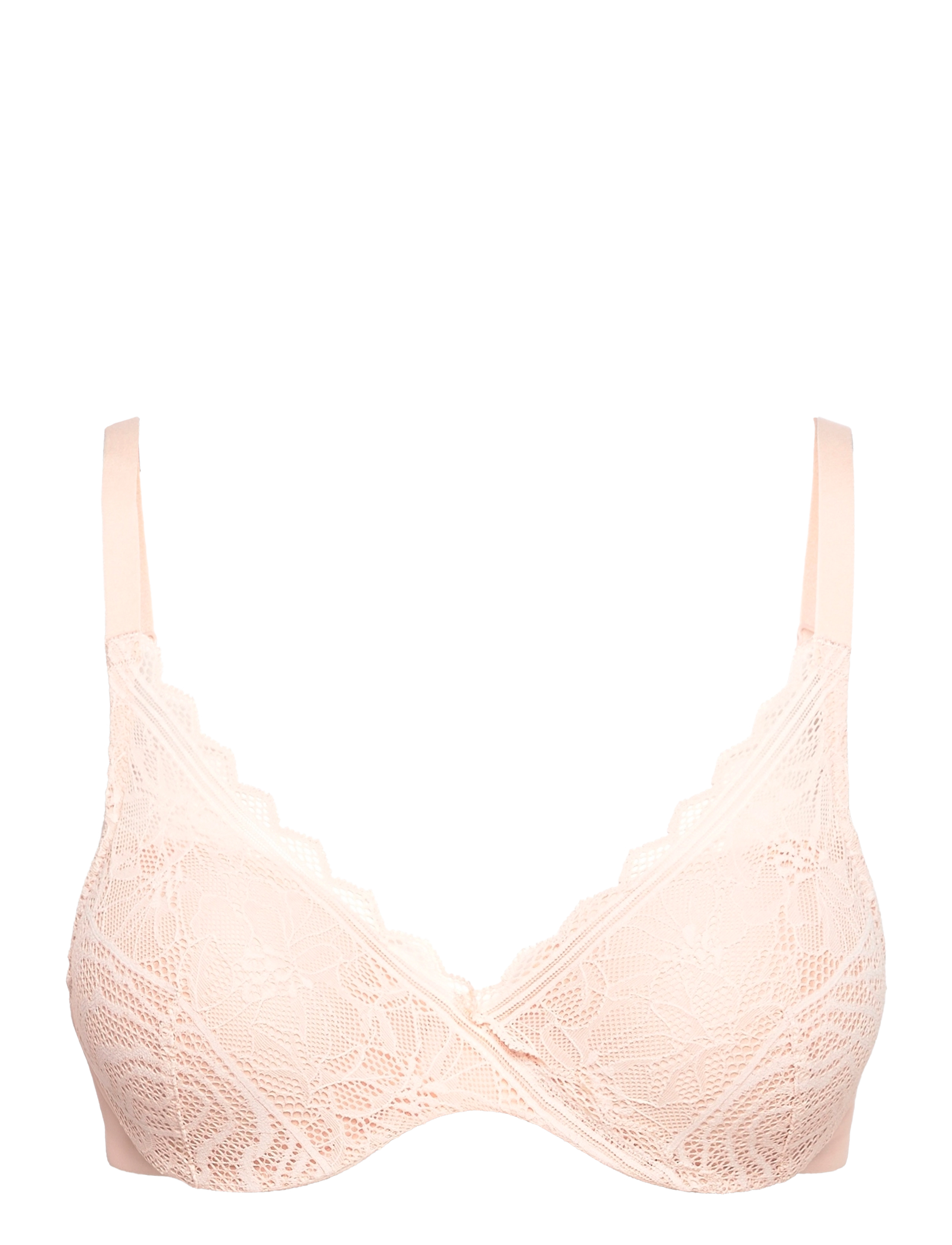 CHANTELLE FLORAL TOUCH T-shirt covering memory bra - BH'er - GOLDEN BEIGE / beige