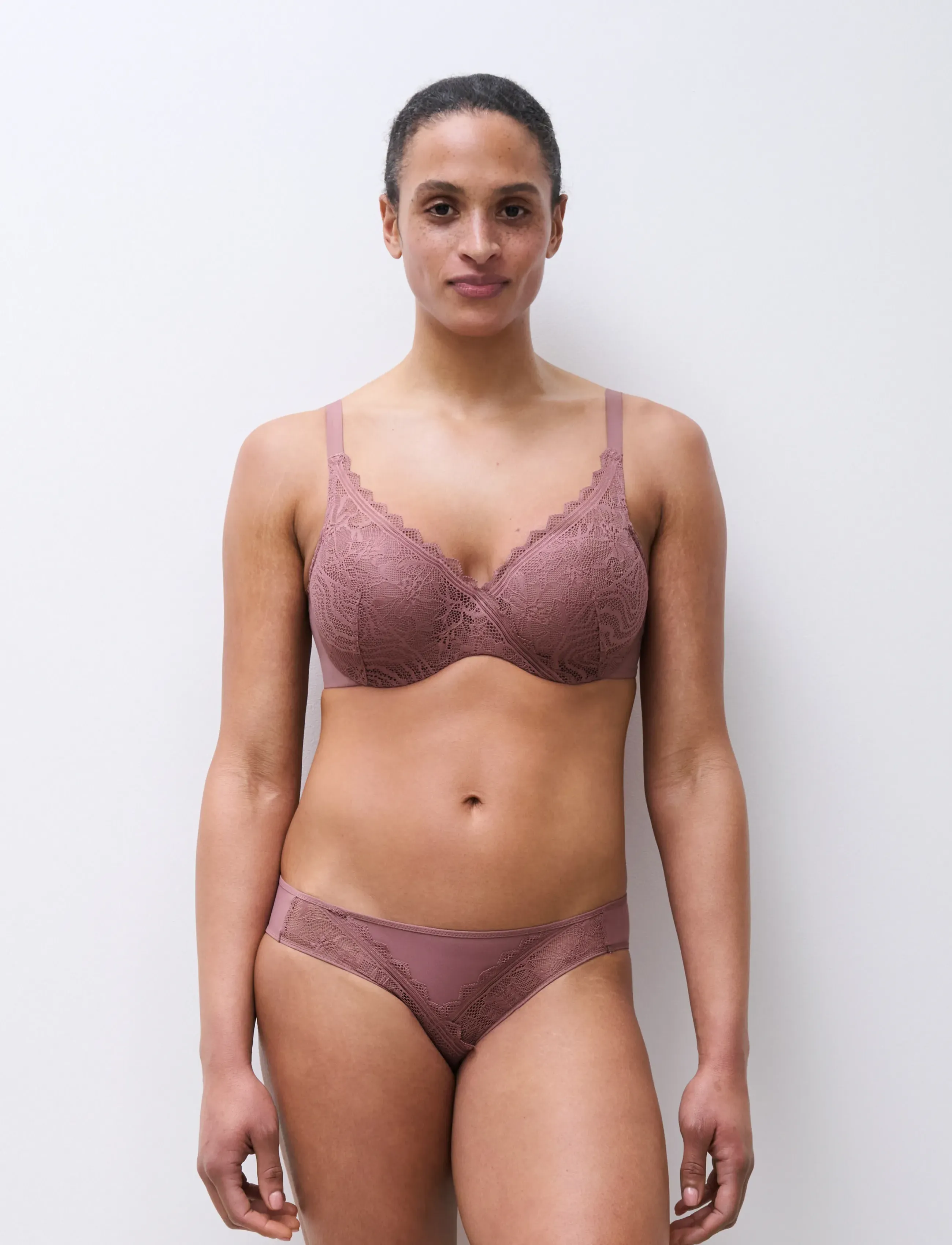 CHANTELLE - Floral Touch Covering memory bra - vollschalen-bh - rose des bois - 4