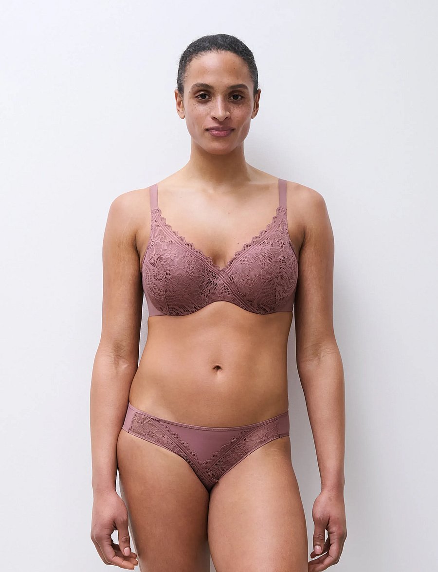 CHANTELLE - Floral Touch Covering memory bra - vollschalen-bh - rose des bois - 4