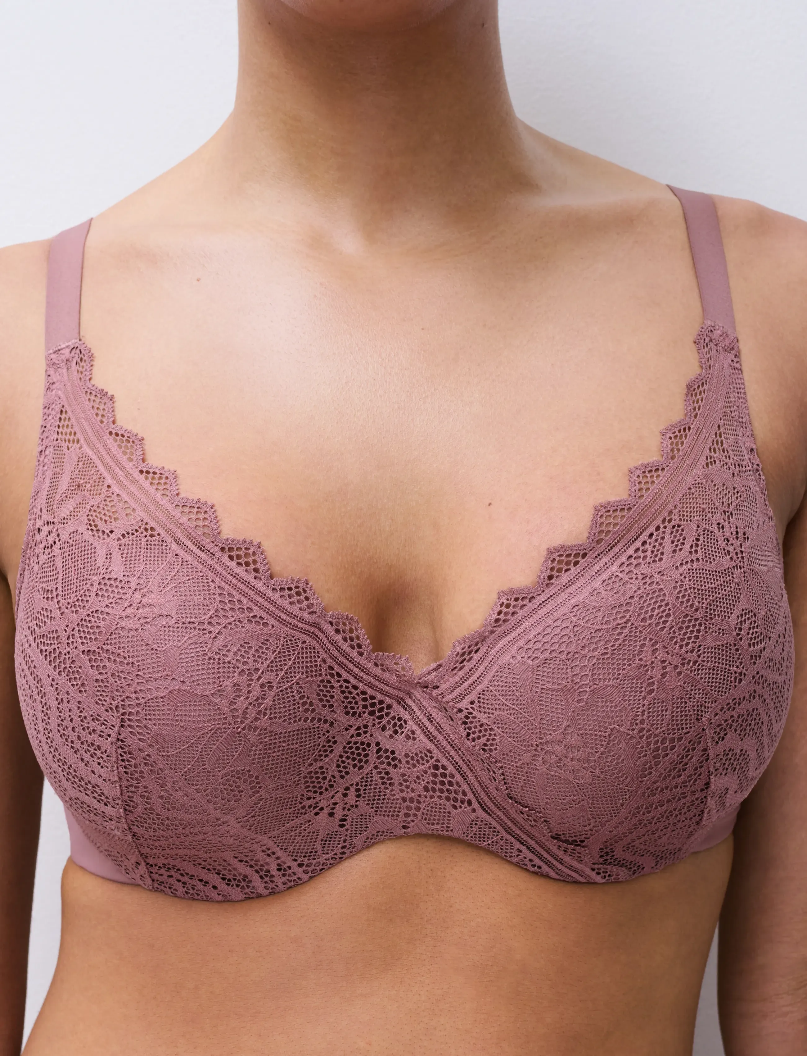 CHANTELLE - Floral Touch Covering memory bra - vollschalen-bh - rose des bois - 5
