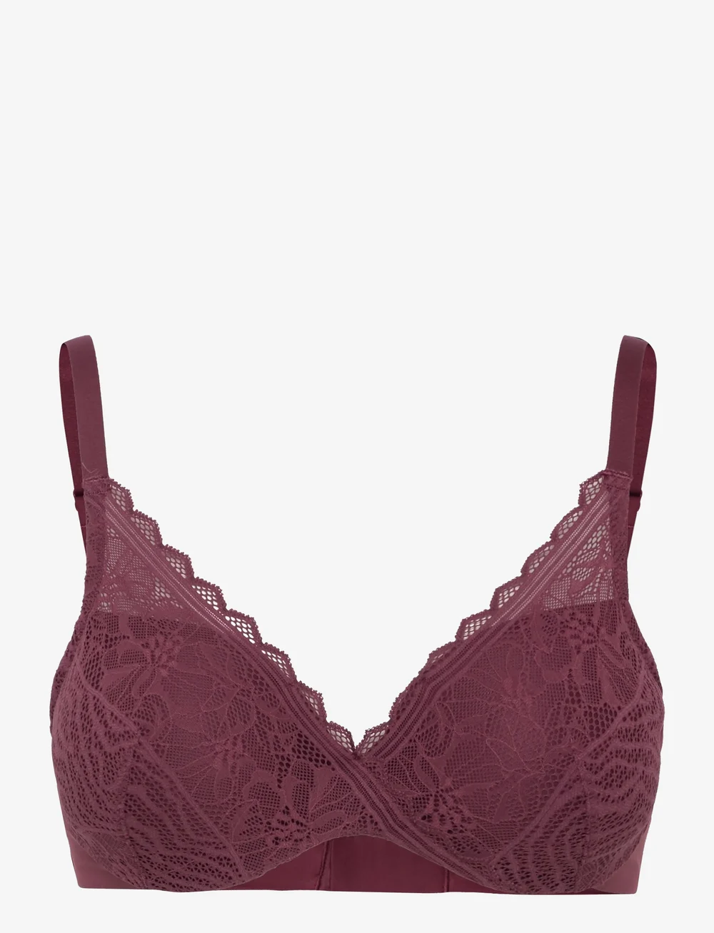 CHANTELLE - Floral Touch Covering Memory T-Shirt Bra - full cup bras - sienna - 1