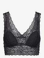 Floral Touch Wirefree bra - BLACK