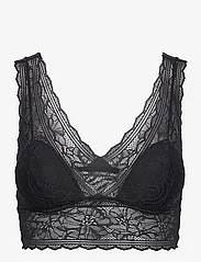 CHANTELLE - Floral Touch Wirefree bra - non wired bras - black - 0