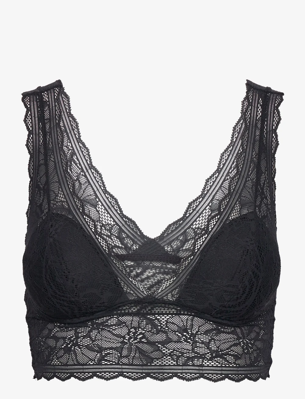 CHANTELLE - Floral Touch Wirefree bra - bh'er uden bøjle - black - 1