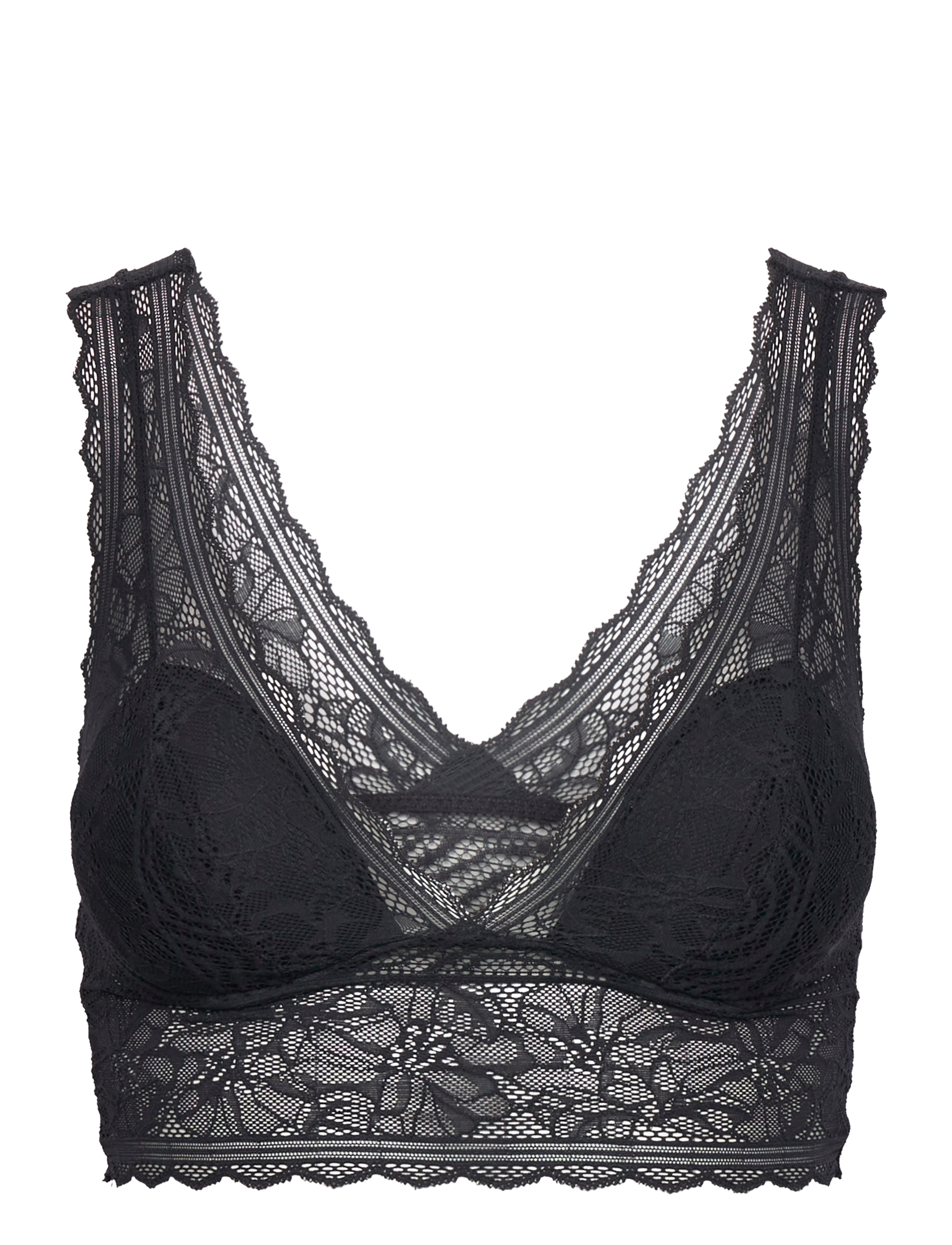 CHANTELLE Floral Touch Wirefree bra - BHs - BLACK / black