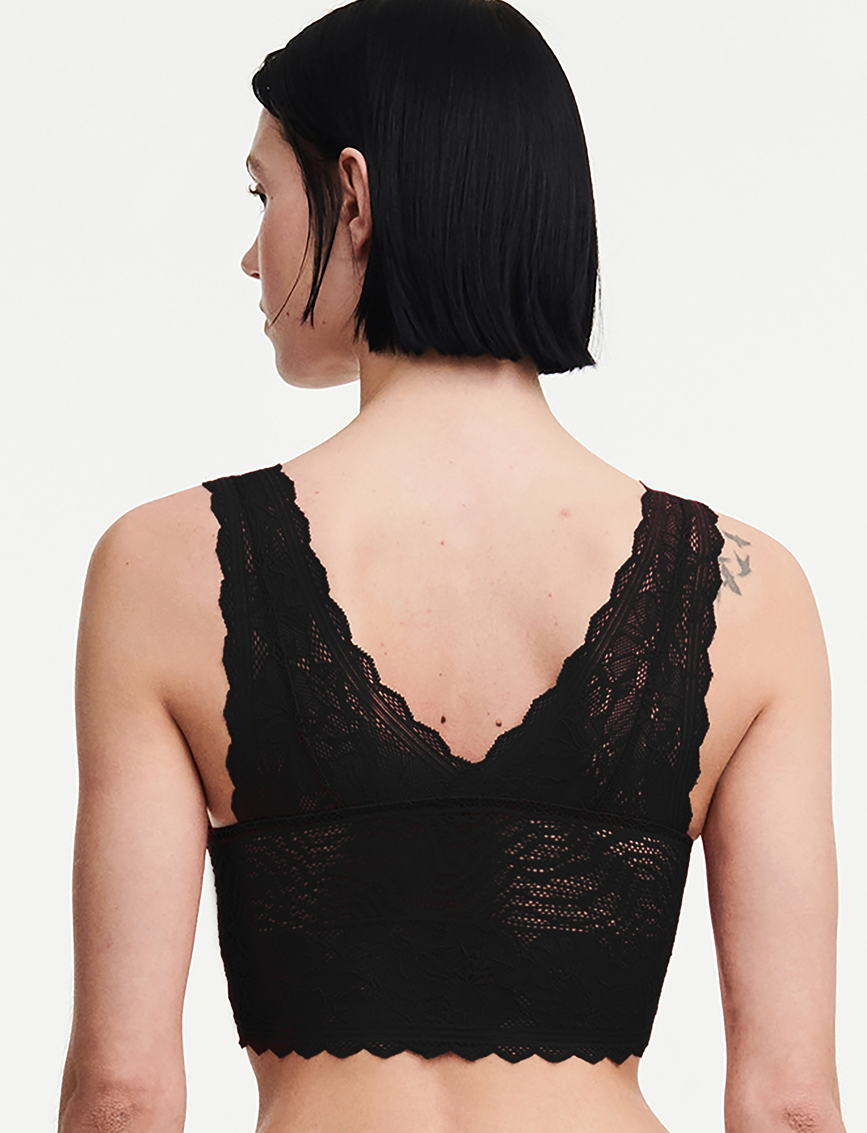 CHANTELLE - Floral Touch Wirefree bra - bügellose bhs - black - 3