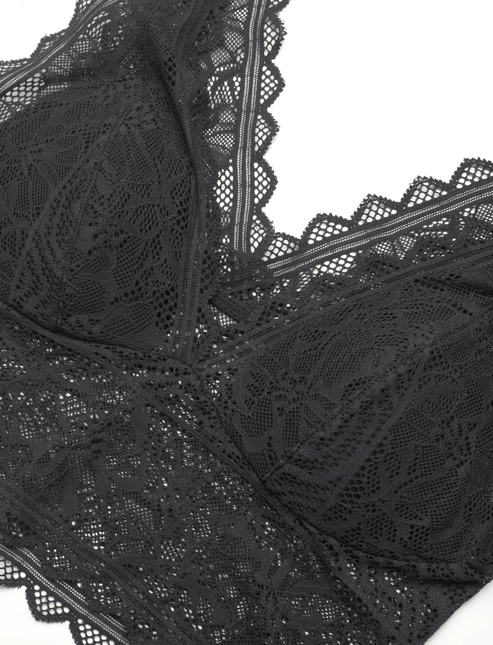 CHANTELLE - Floral Touch Wirefree bra - bh'er uden bøjle - black - 5