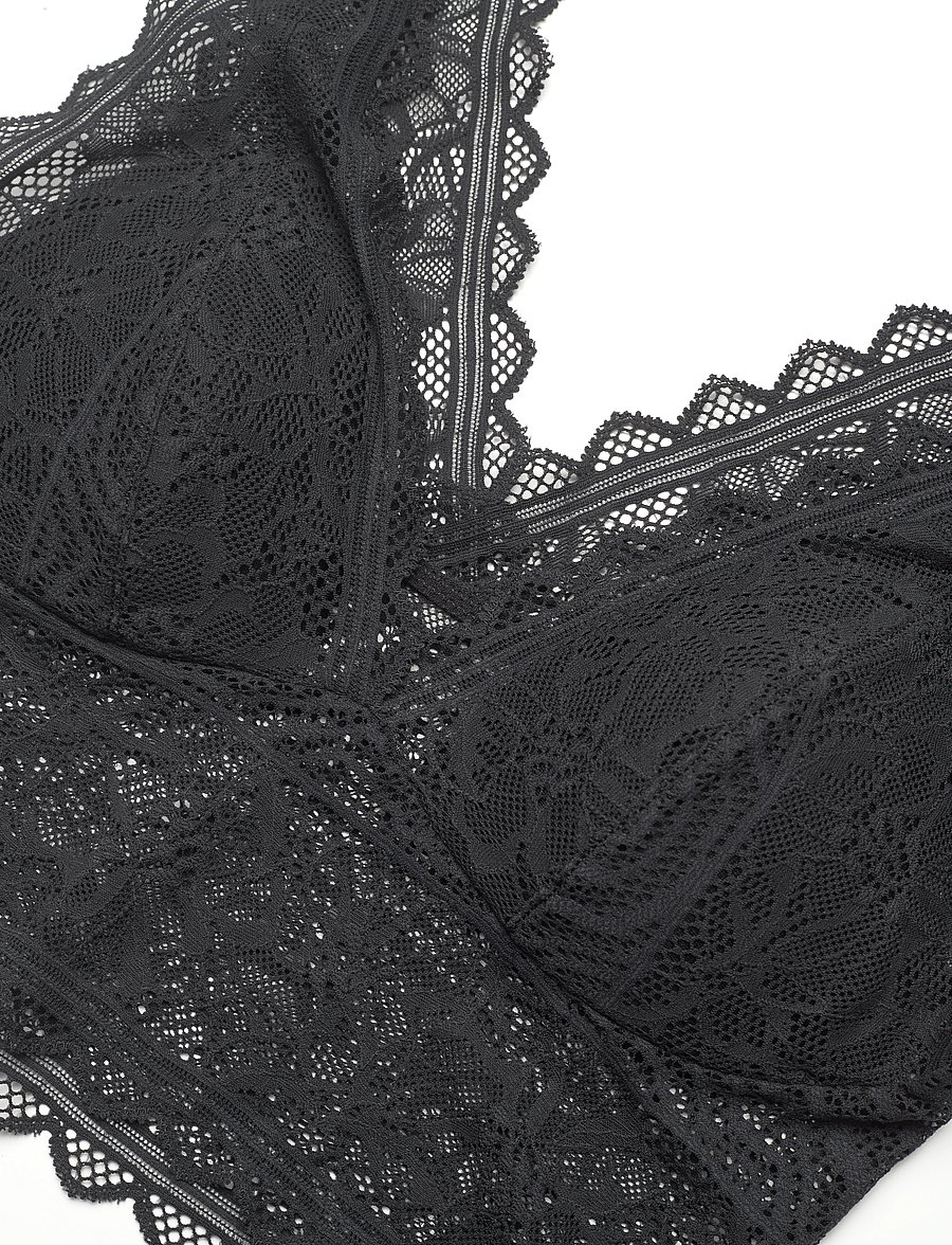CHANTELLE - Floral Touch Wirefree bra - bügellose bhs - black - 5