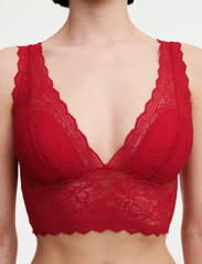 CHANTELLE - Floral Touch Wirefree bra - non wired bras - scarlet - 3