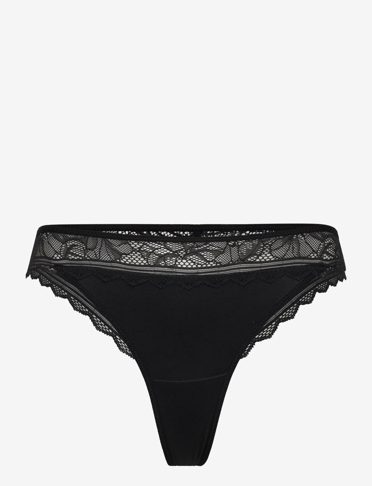 CHANTELLE - Floral Touch Tanga - stringtrosor - black - 1