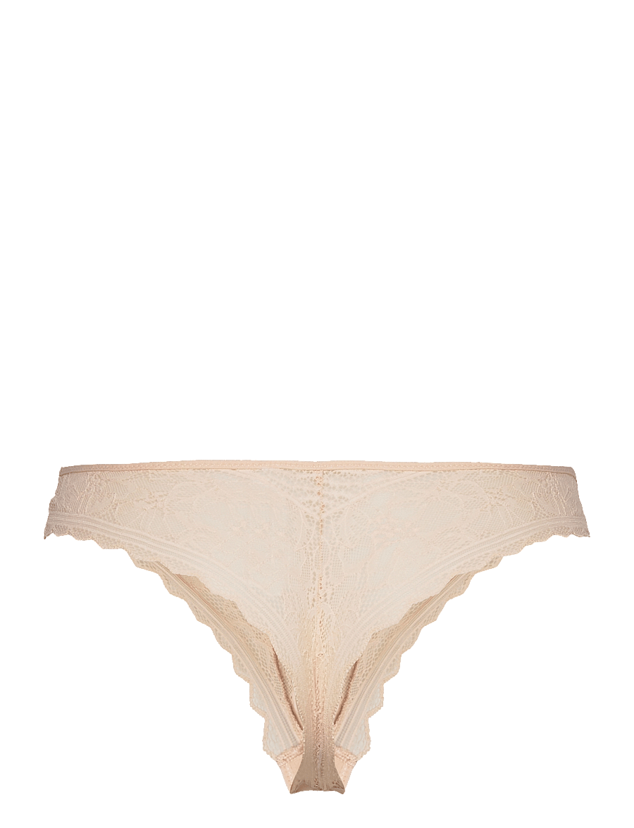 CHANTELLE - Floral Touch Tanga - g-strengur - golden beige - 2