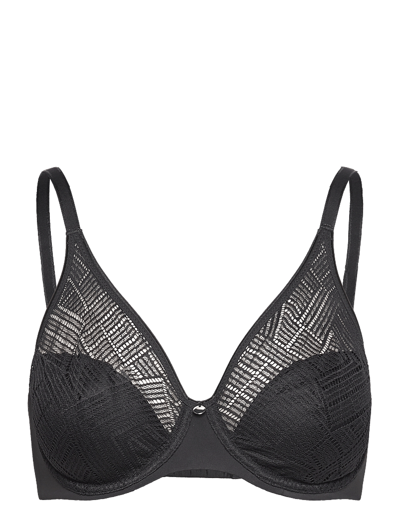 CHANTELLE - Emma Covering Molded Bra - full cup bras - black - 1