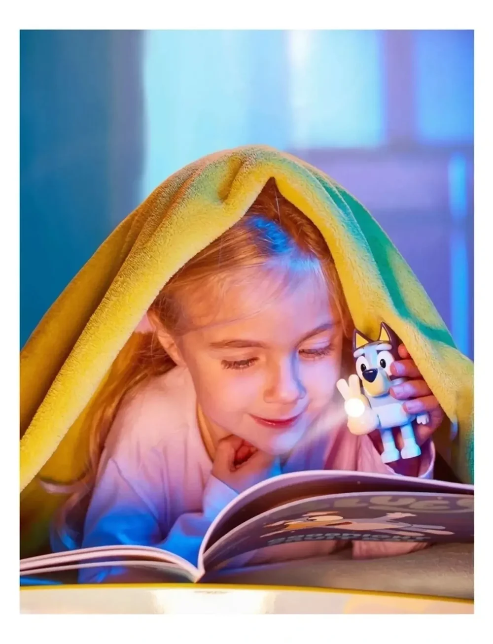 Character World - Bluey GoGlow Dream 3 in 1 Nightlight, Torch and Sleep Trainer - nattlampor - multicolor - 0