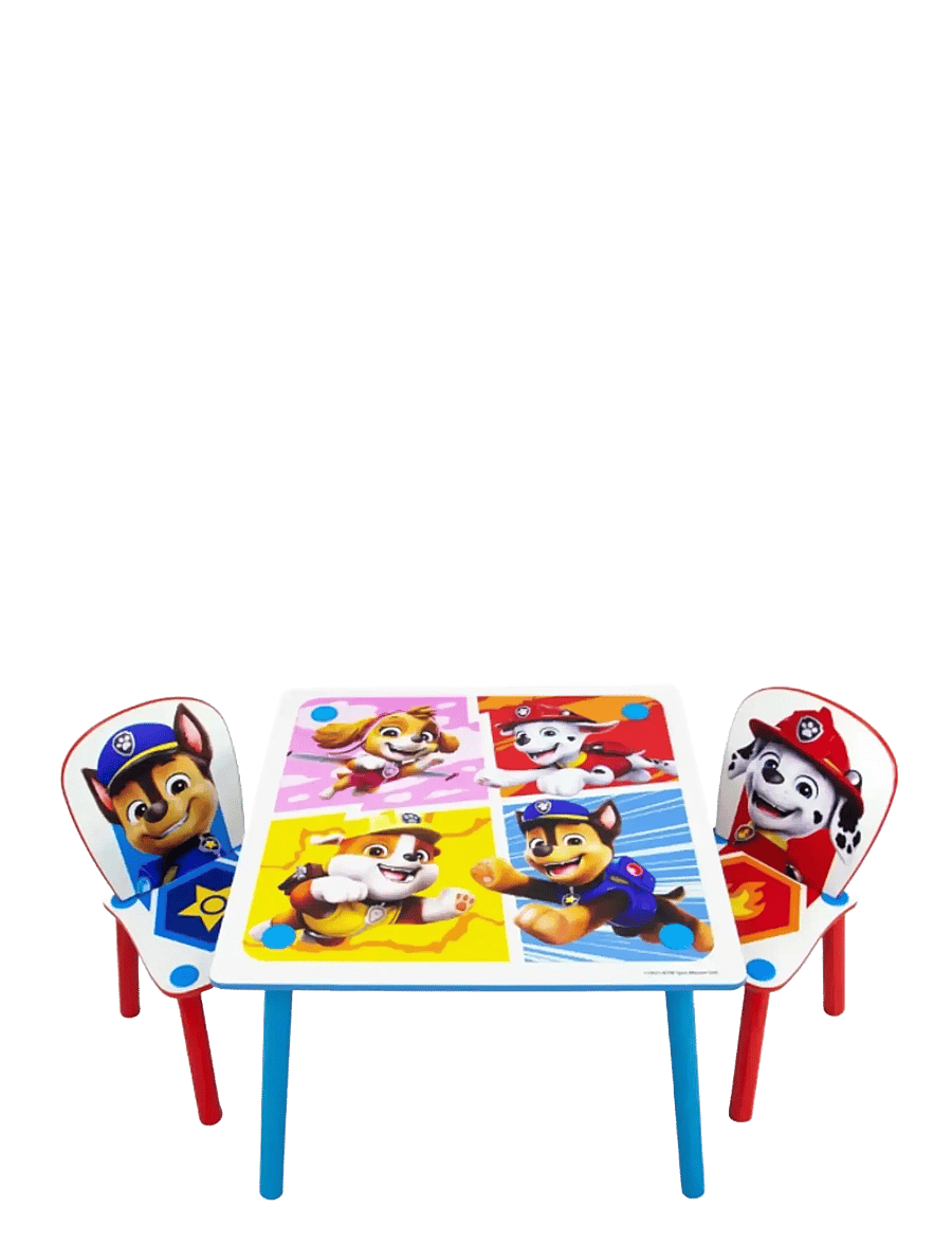 Paw Patrol - Paw Patrol Kids Table and 2 Chairs Set - barnrumspaket - multicolor - 0