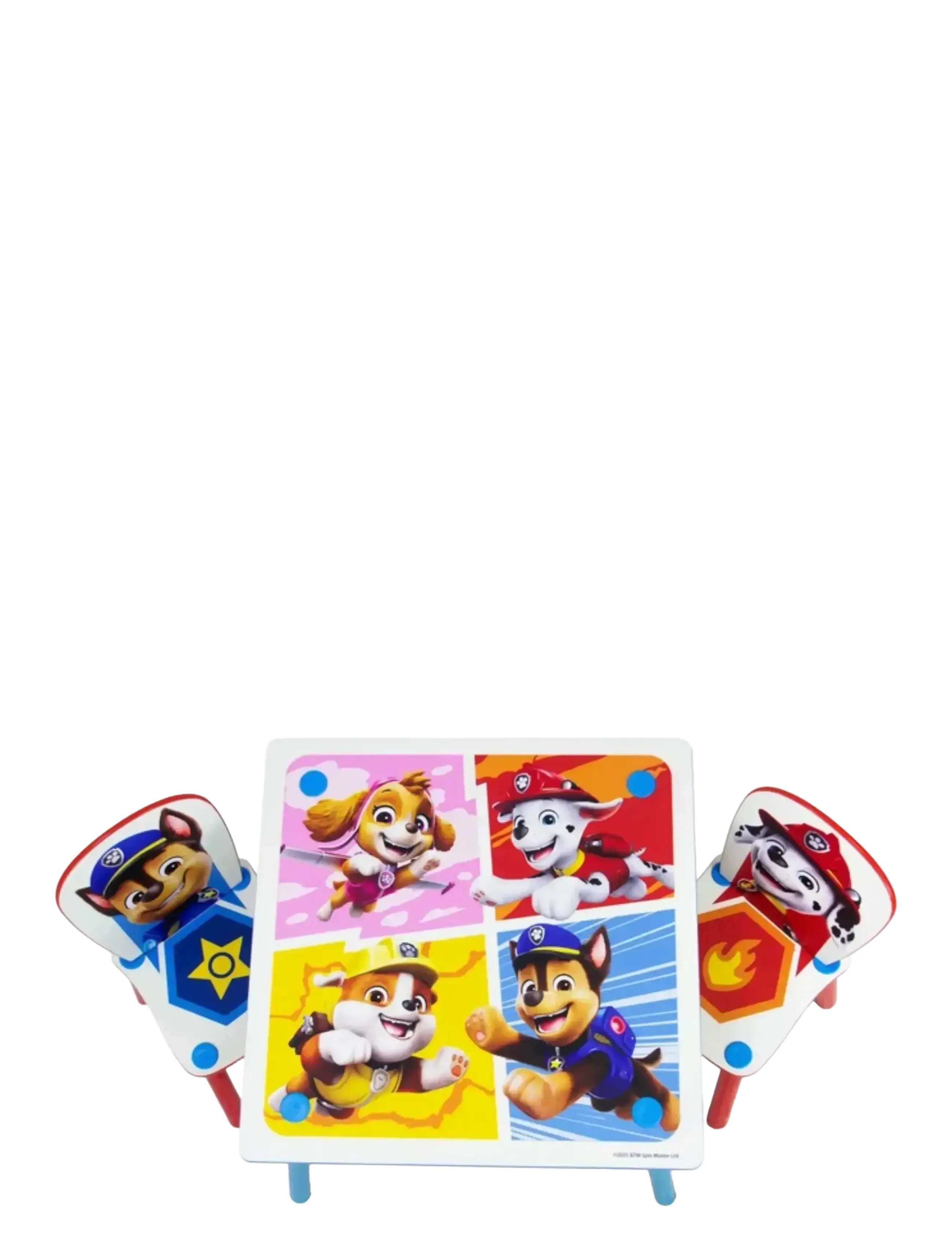 Paw Patrol - Paw Patrol Kids Table and 2 Chairs Set - barnrumspaket - multicolor - 2