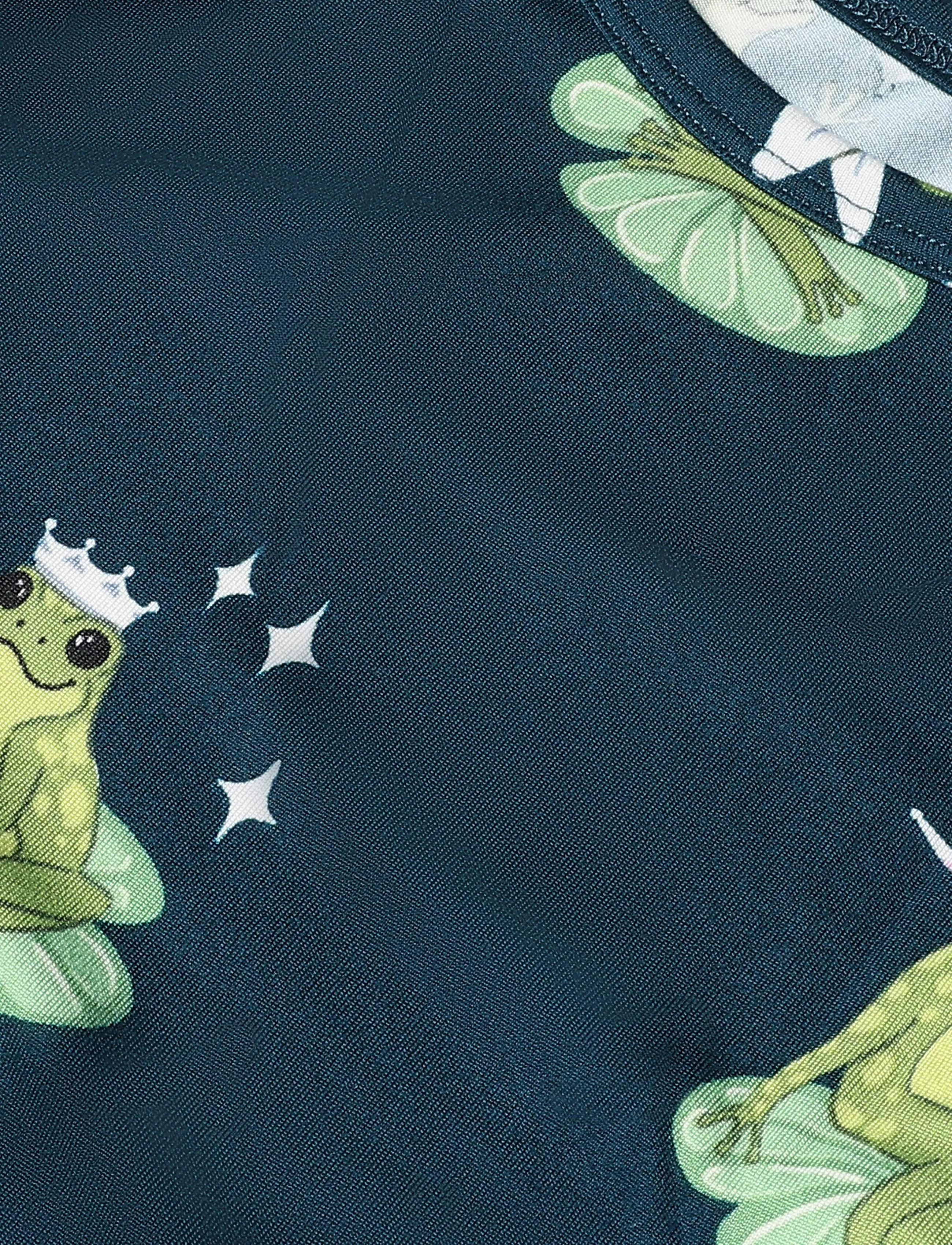 Chelsea Peers - Kids Enchanted Frog Print Long Pyjama Set - sets - teal - 2