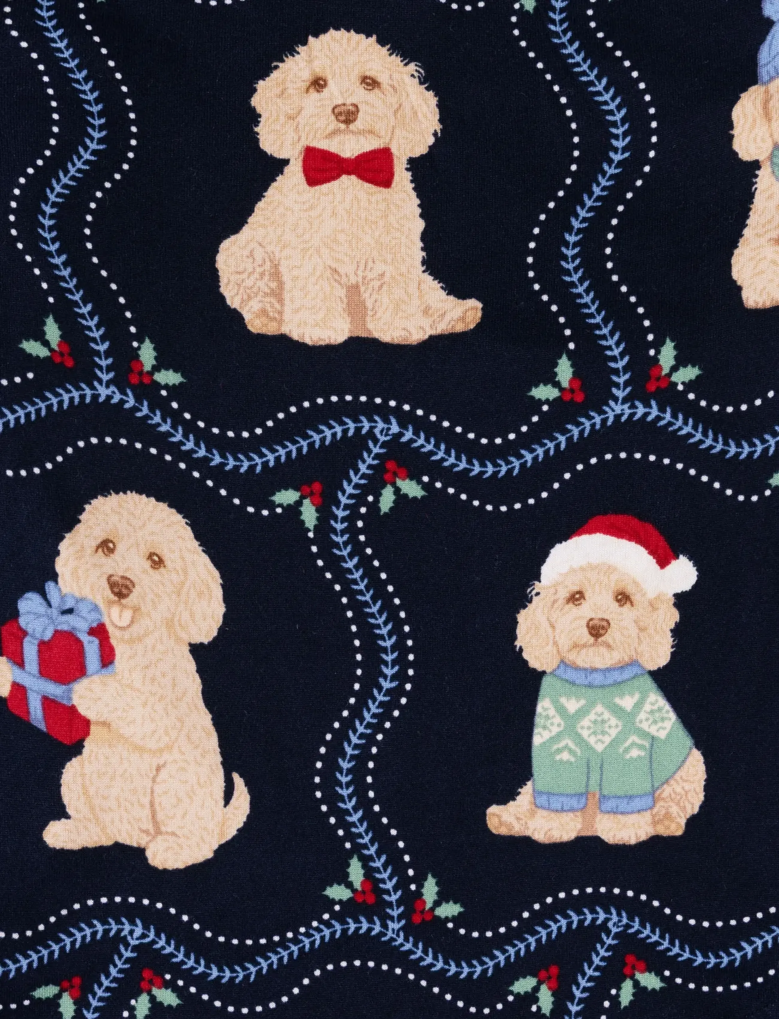 Chelsea Peers - Baby Chip Christmas Sleepsuit - natdragter - navy - 2