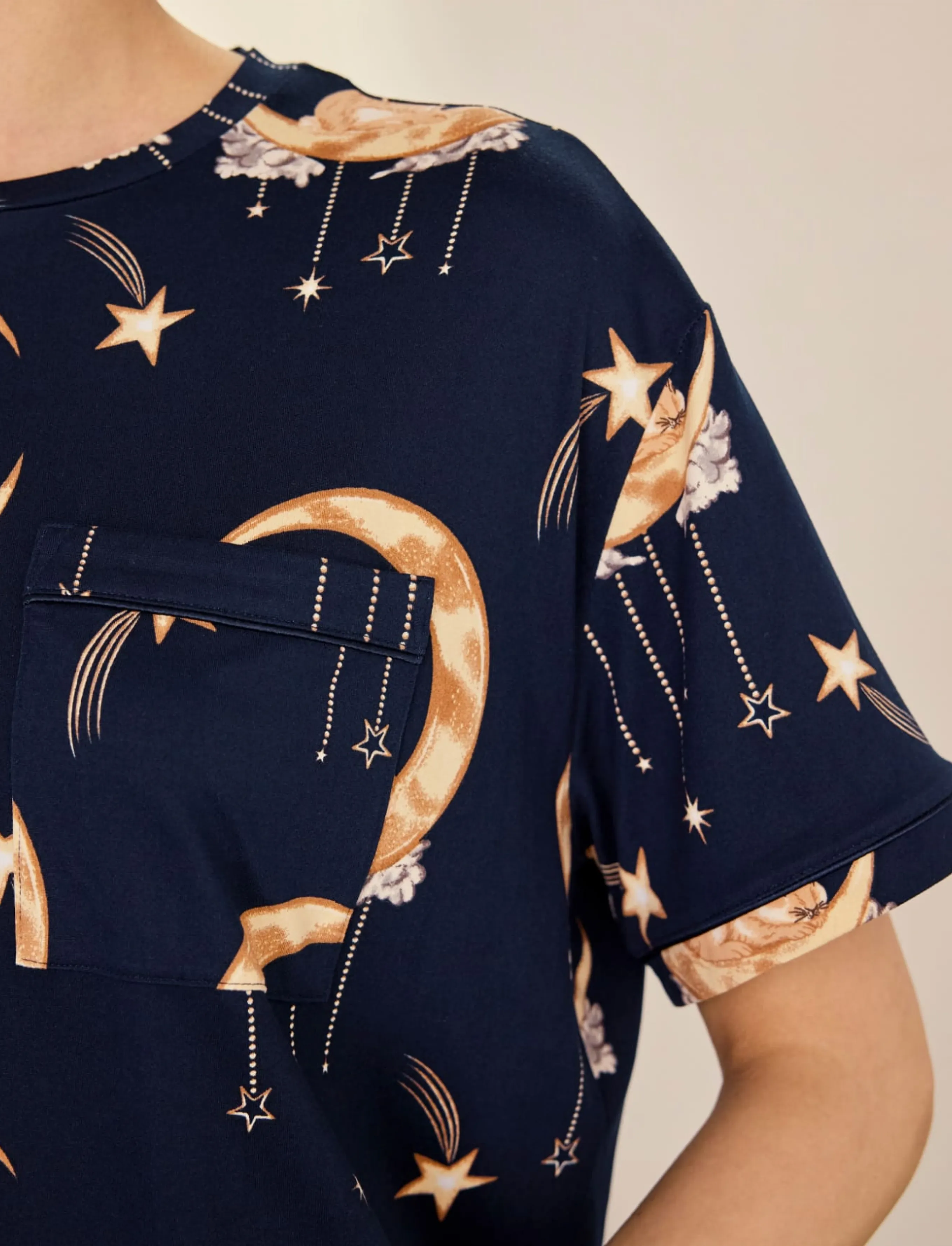 Chelsea Peers Lunar Bunny Print Nightshirt pyjamas & nattlinnen dam – bild 3