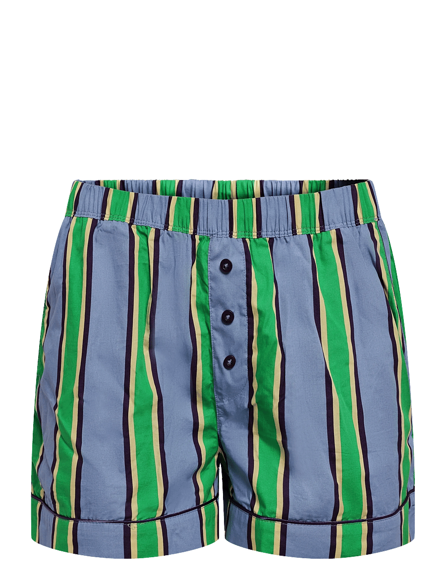 Chelsea Peers - Organic Cotton Jewel Stripe Short Pyjama Set - pidžaamad - multi - 3