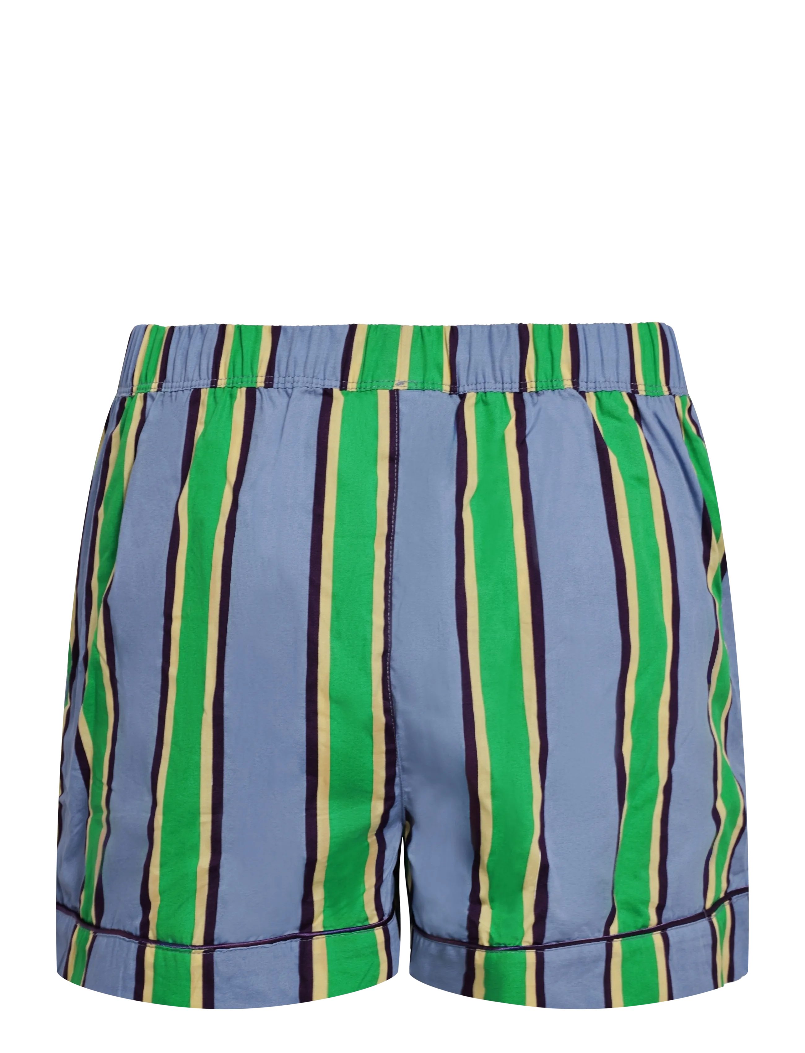 Chelsea Peers - Organic Cotton Jewel Stripe Short Pyjama Set - sügisene kokkuhoid - multi - 4