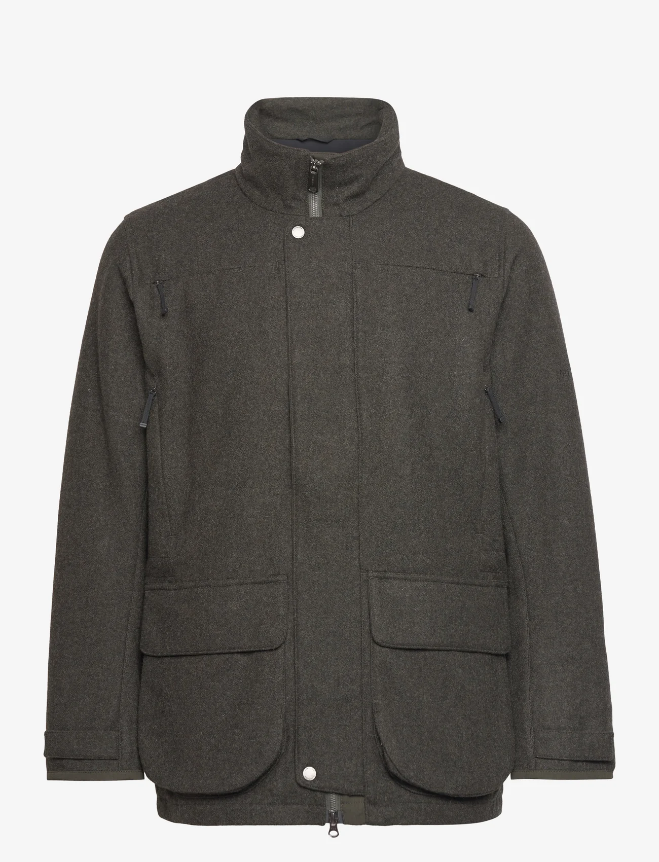Chevalier - Loden Wool Jacket Men 2.0 - vabaõhu- ja vihmajoped - dark green melange - 0
