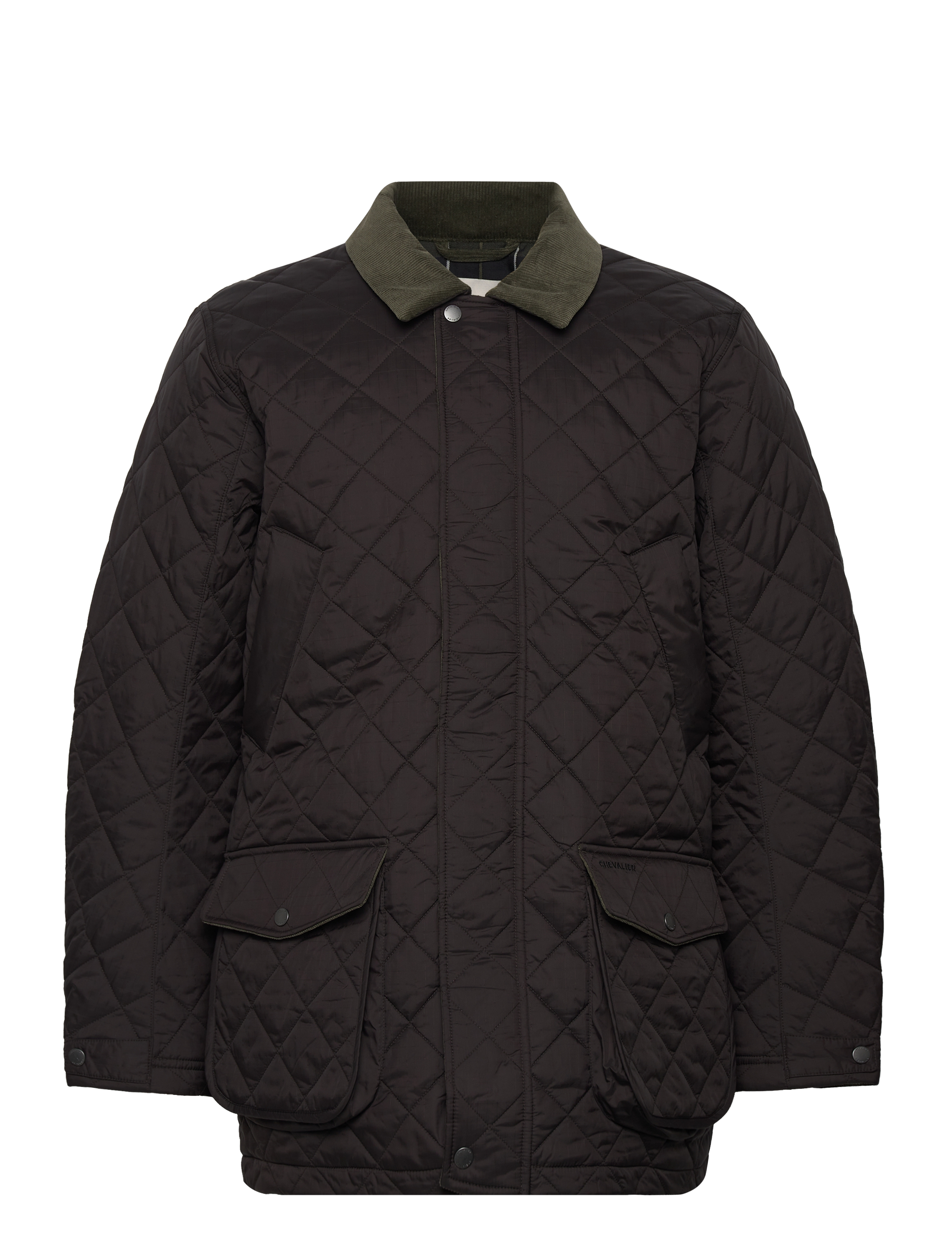 Willot Quilted Jacket Men - DARK BROWN