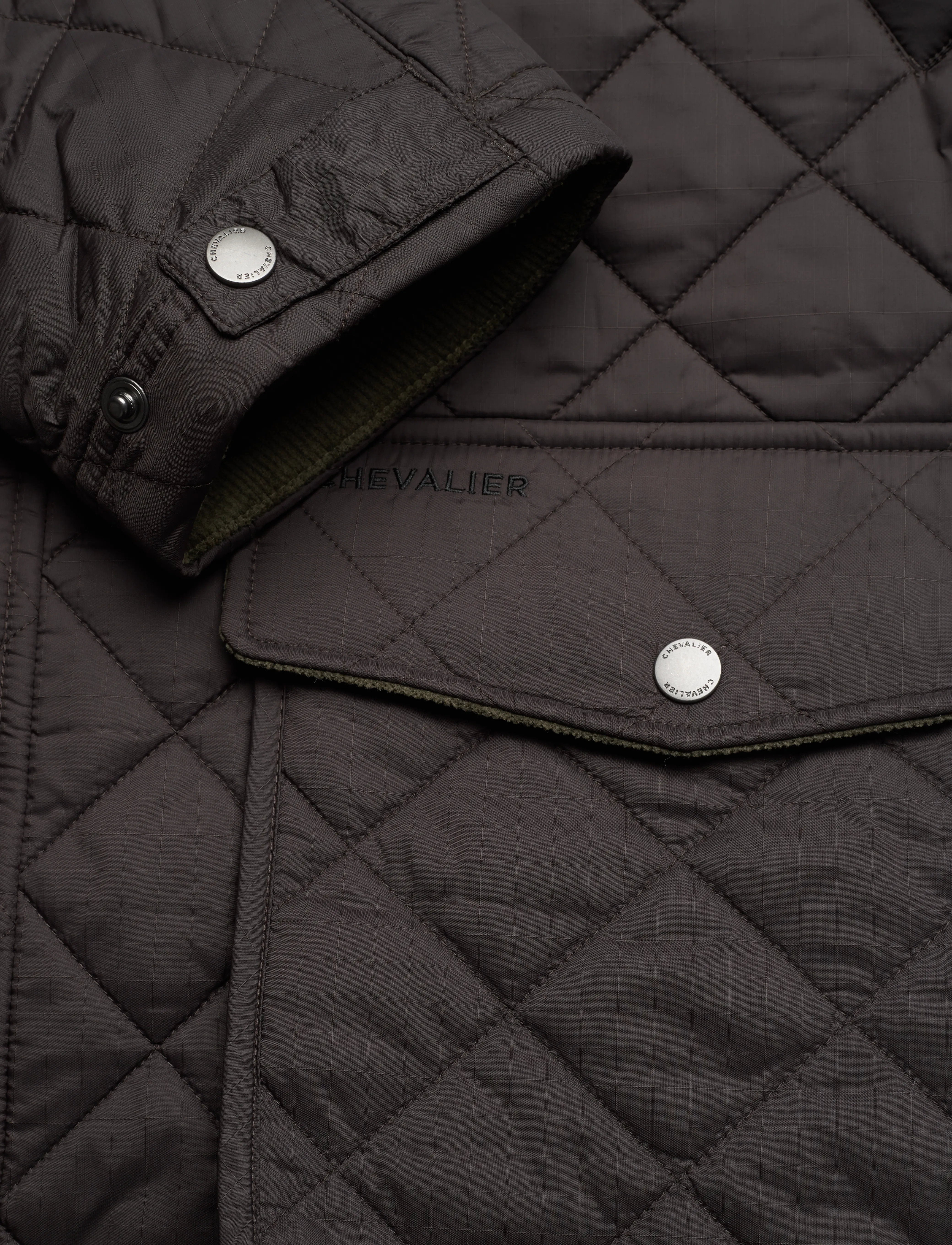 Chevalier - Willot Quilted Jacket Men - dark brown - 3