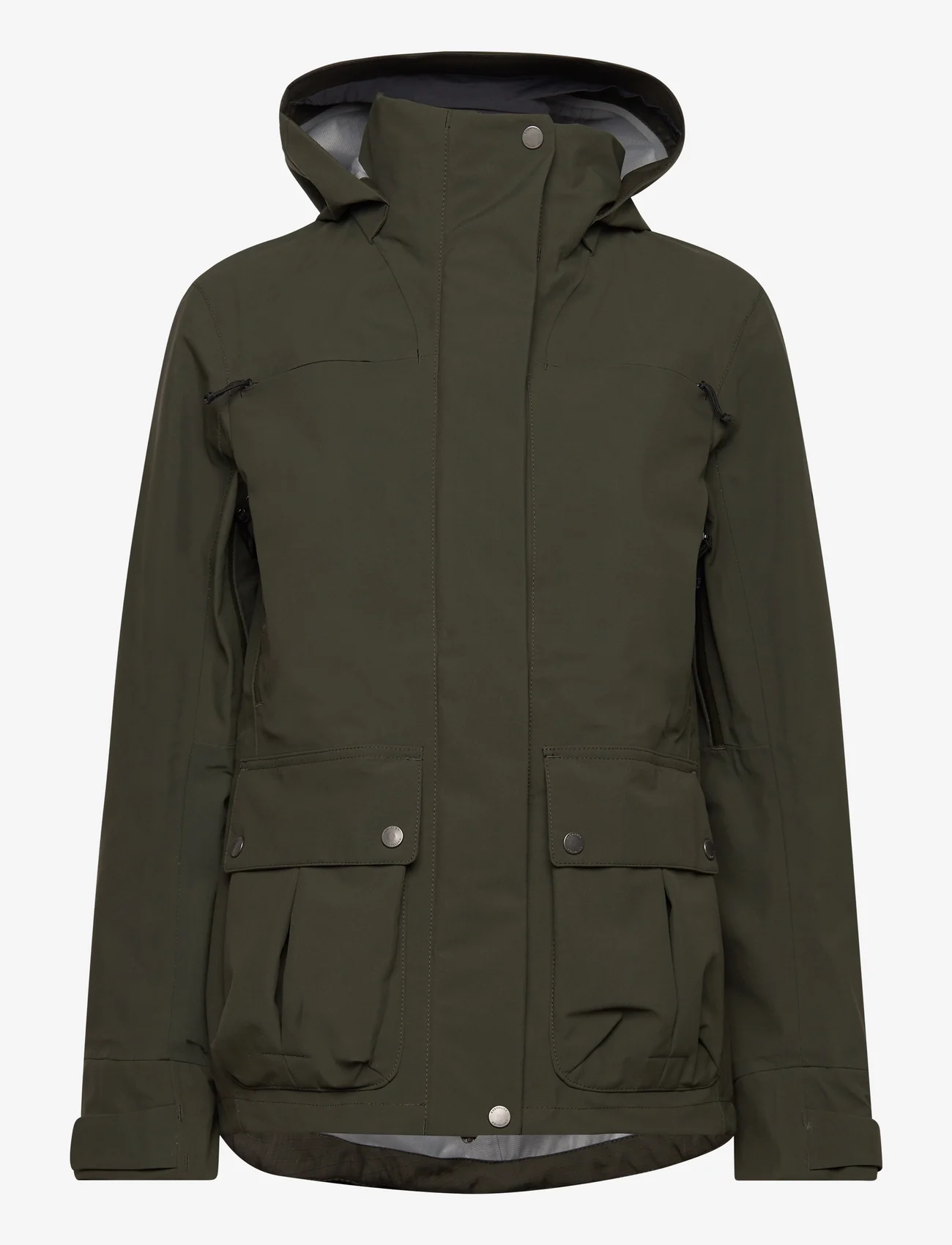 Chevalier - Breton Gore-Tex Jacket Women - vabaõhu- ja vihmajoped - dark green - 0