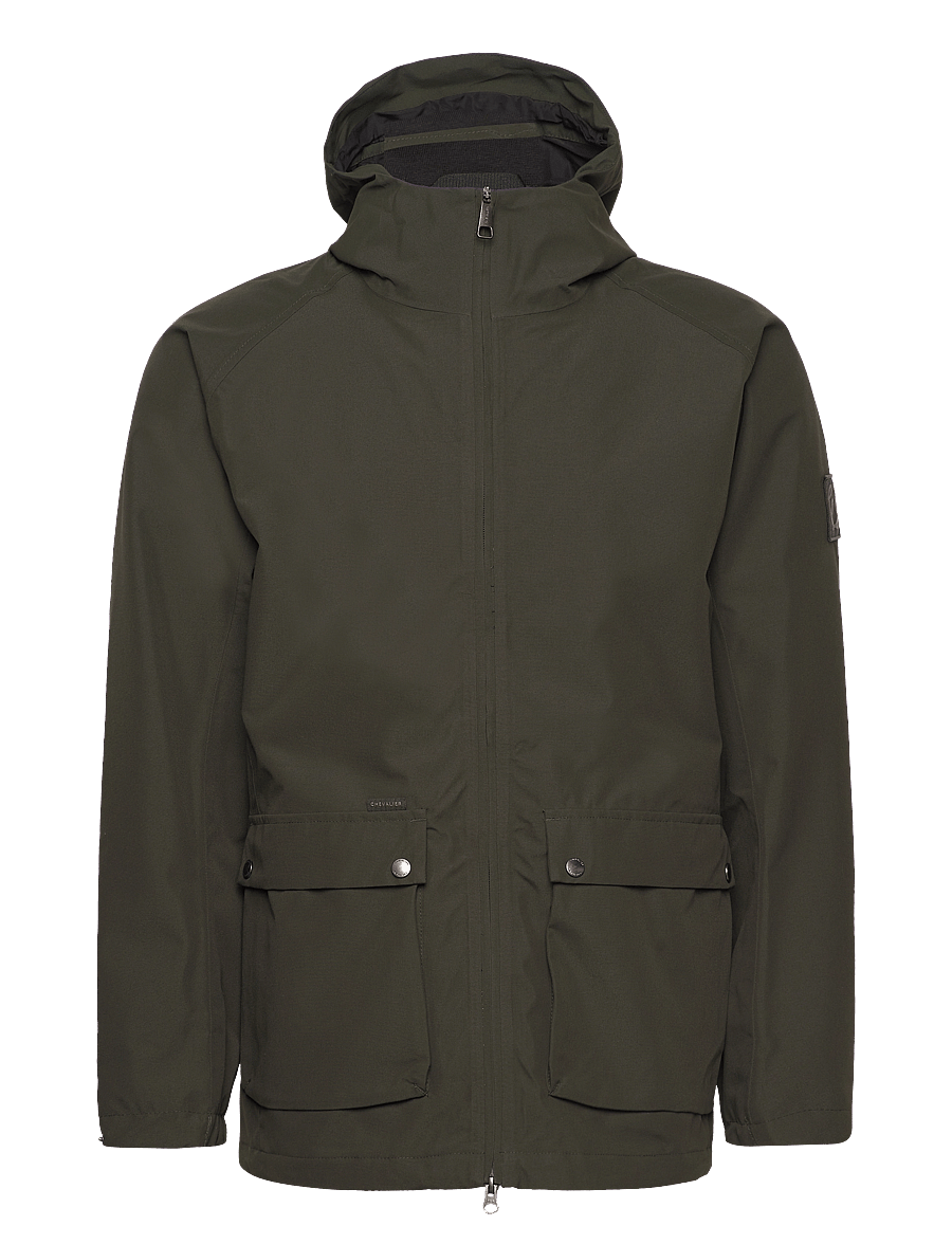 Chevalier - Fractus Chevalite Jacket - vihmamantlid - dark green - 0