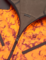 Chevalier - Mist Windblocker Reversible Jacket Men - outdoor & rain jackets - high vis orange deer - 4