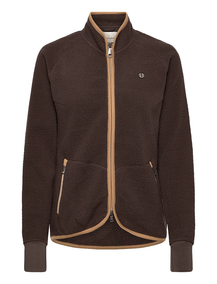 Chevalier - Pax Light Pile Jacket Women - kurtki outdoorowe - leather brown - 0