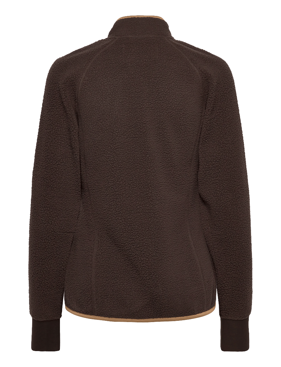 Chevalier - Pax Light Pile Jacket Women - kurtki outdoorowe - leather brown - 1