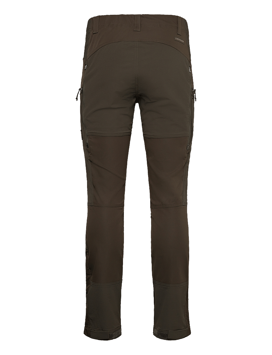 Chevalier - Spey Stretch Pants - friluftsbyxor - tobacco green - 1