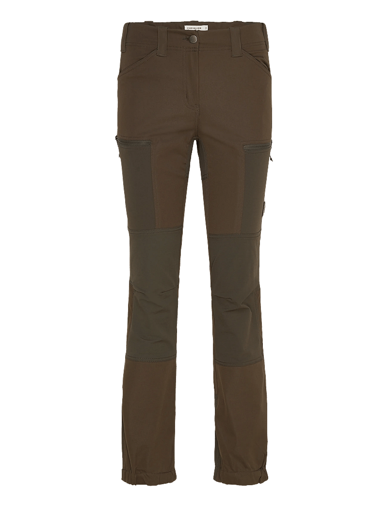Chevalier - Spey Stretch Pants Women - fritidsbukser - tobacco green - 0